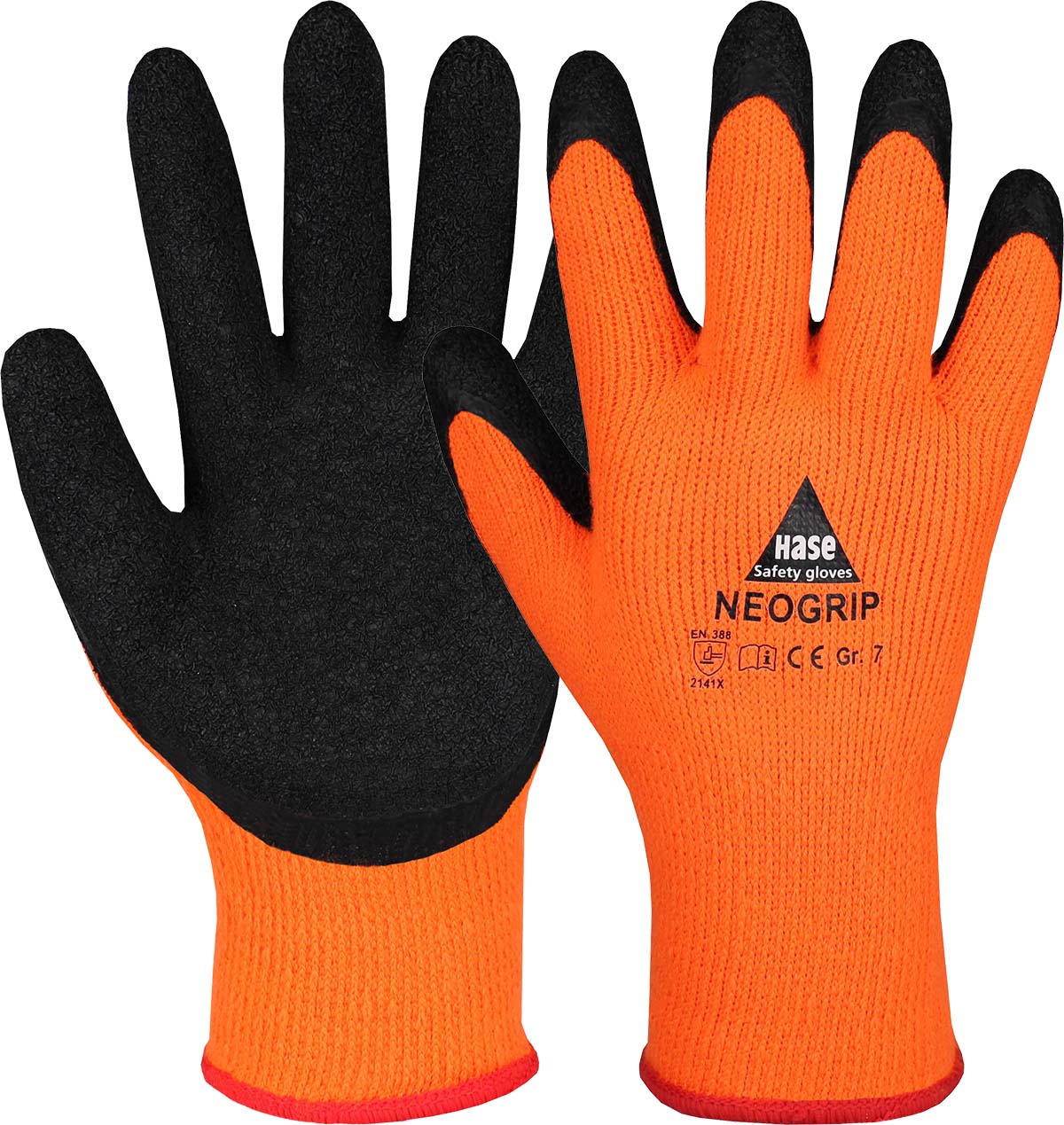 HASE Montagehandschuh "Neogrip Orange" Nr. 402600, VPE: 12 PA