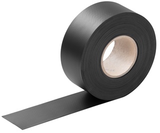 Fugenband EPDM schwarz, Rolle S: 0,75 mm, L: 25 m  