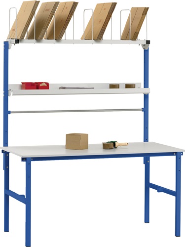 Packtischset B1600 x T800 x H2205 mm Aufbauten Variante 1