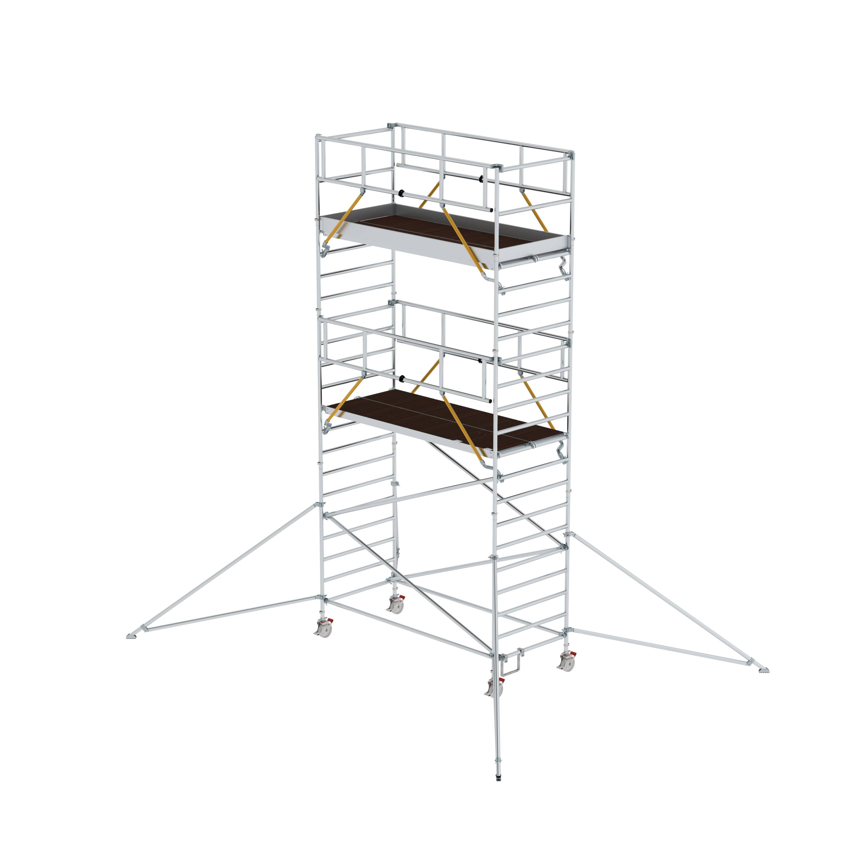 MUNK Rollgerüst SG 1,35 x 3,0 m mit Ausleger & Doppel-Plattform  