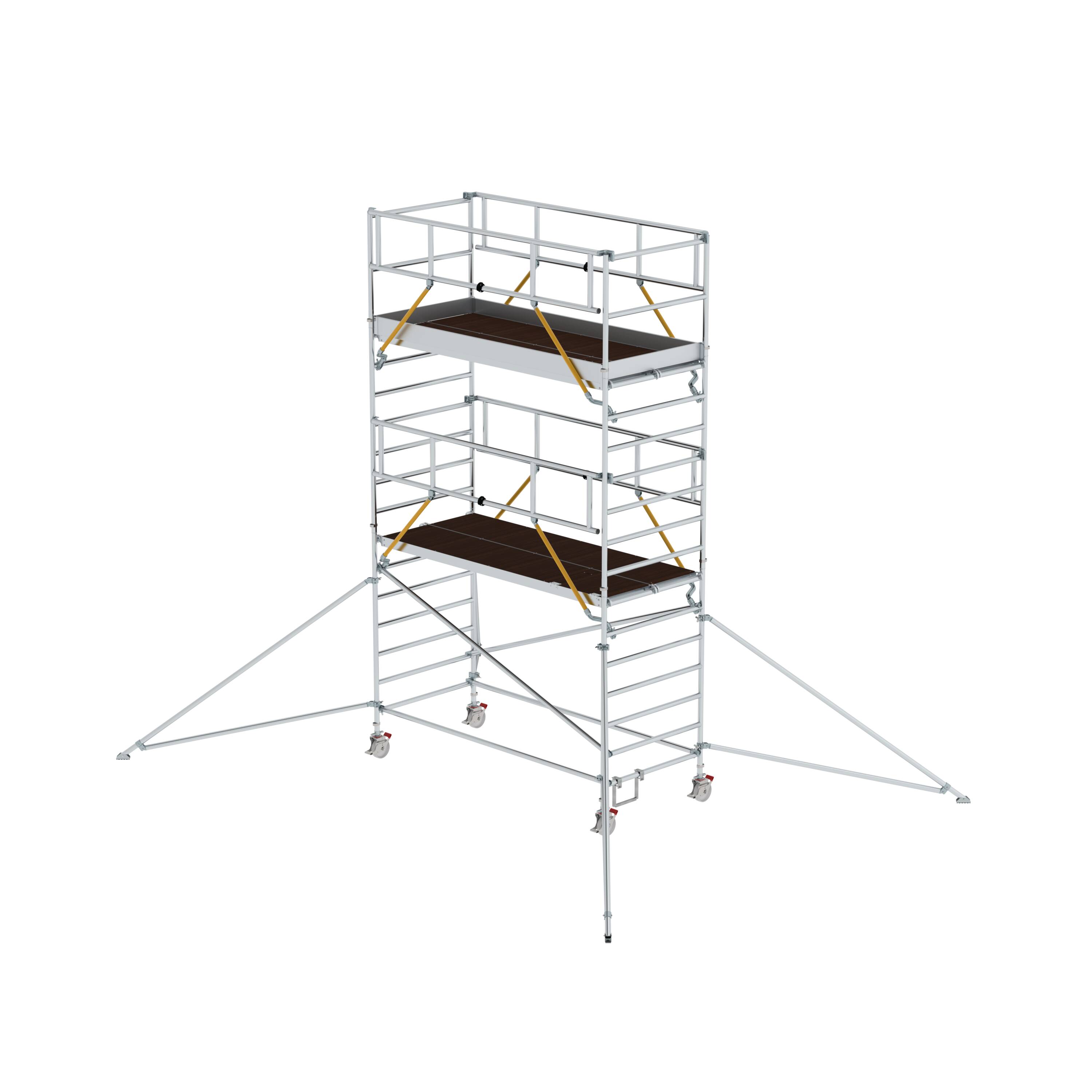 MUNK Rollgerüst SG 1,35 x 3,0 m mit Ausleger & Doppel-Plattform  