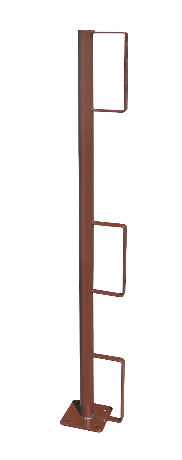 Geländerpfosten zum Aufschrauben, lackiert  