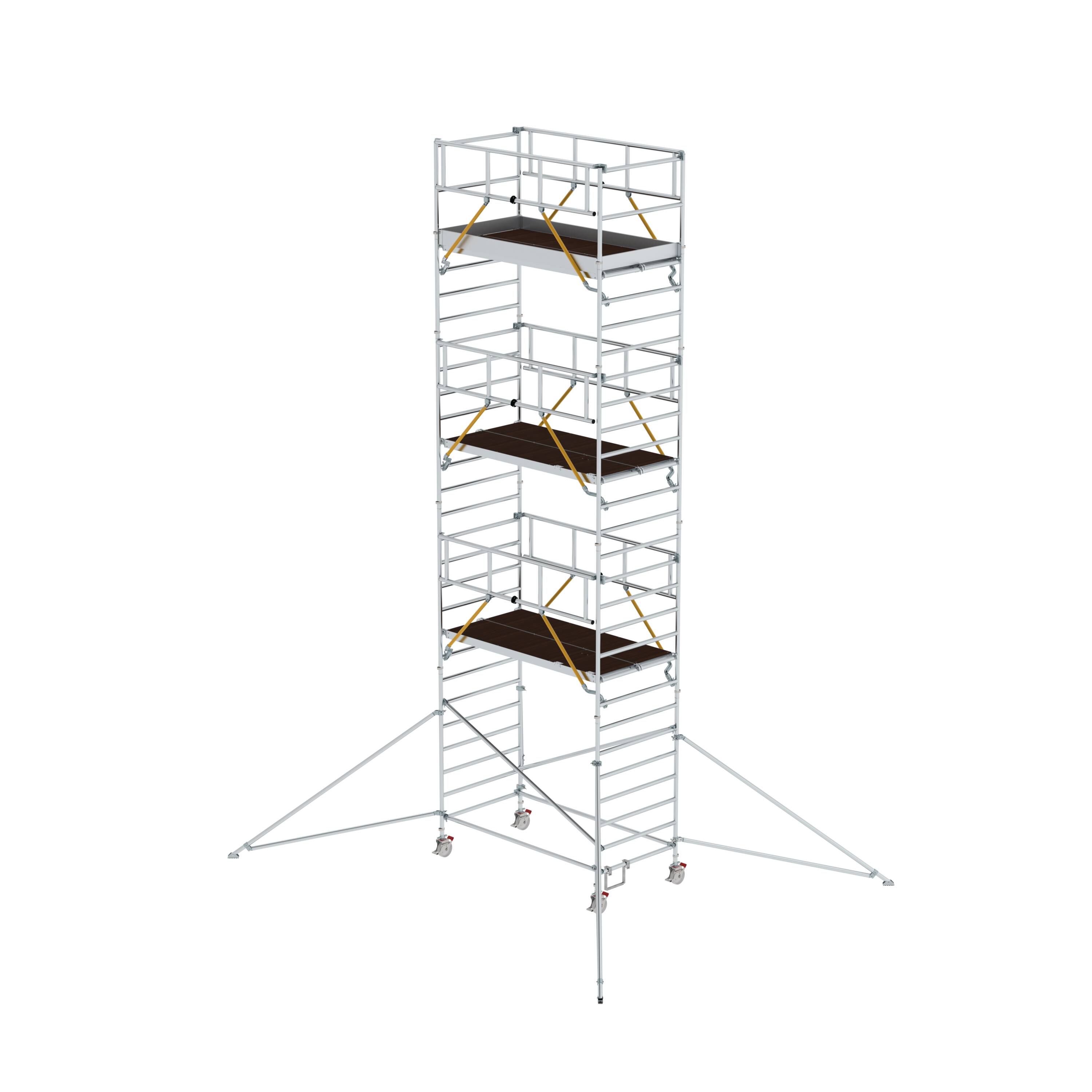 MUNK Rollgerüst SG 1,35 x 2,45 m mit Ausleger & Doppel-Plattform  