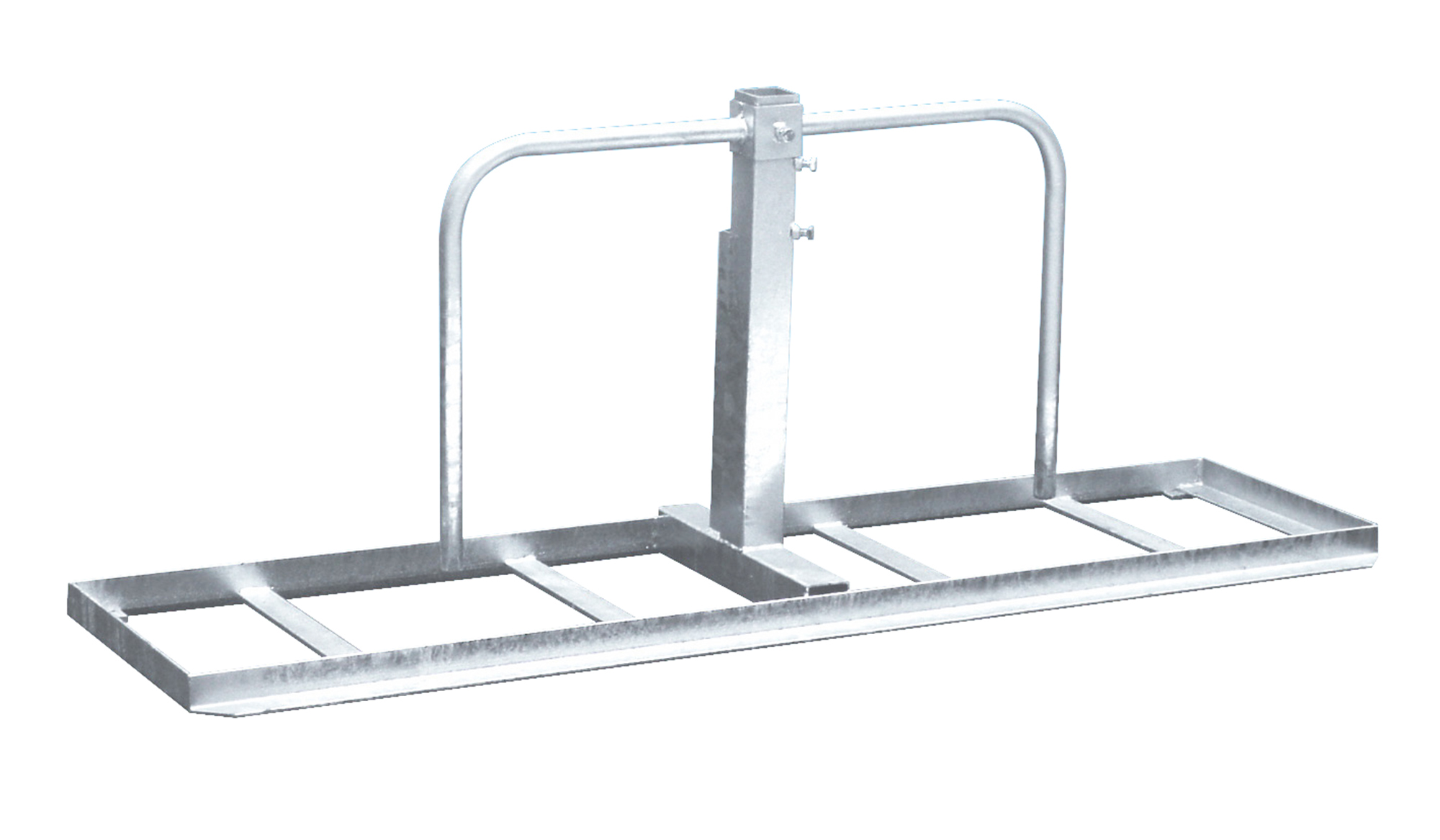 Fußplattenträger, schwere Ausführung, verzinkt  